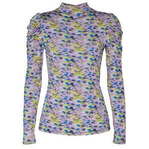 Tanya Taylor Colorful Patterned Top sz XL